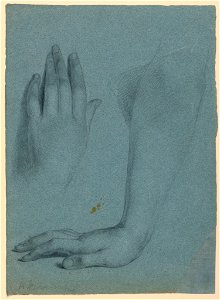 Drawing, Study for Mercy's Dream, 1857 (CH 18565757)