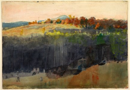 Drawing, Valley and Hillside, Adirondacks, 1889–94 (CH 18174213)