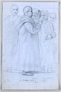 Drawing, Study for Scientific Group, 1858 (CH 18566087)
