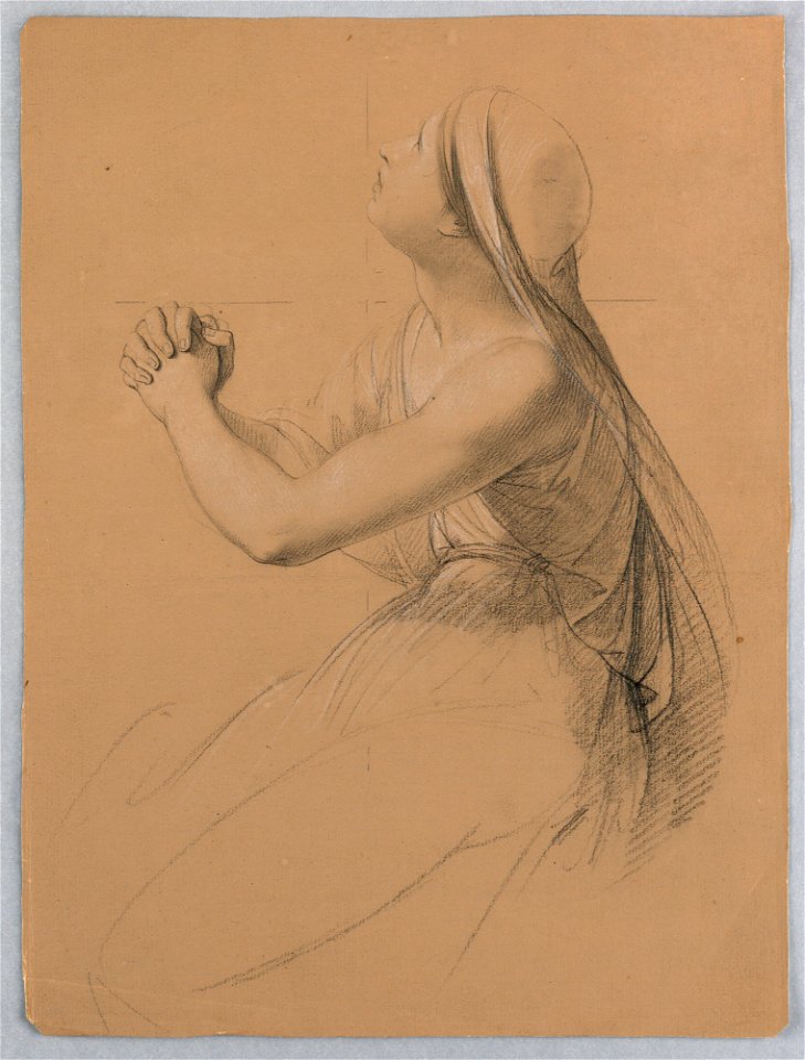 Drawing, Study for Communion of t, 1844 (CH 18566013)