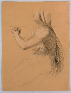 Drawing, Study for Communion of t, 1844 (CH 18566013)