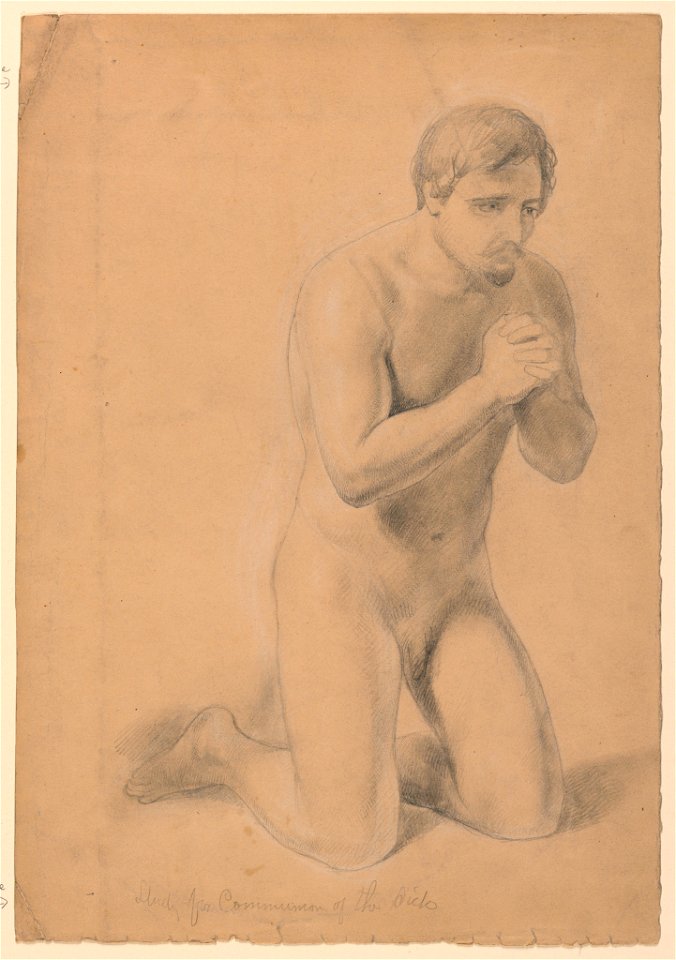 Drawing, Study for Communion of the Sick, 1844 (CH 18565925)