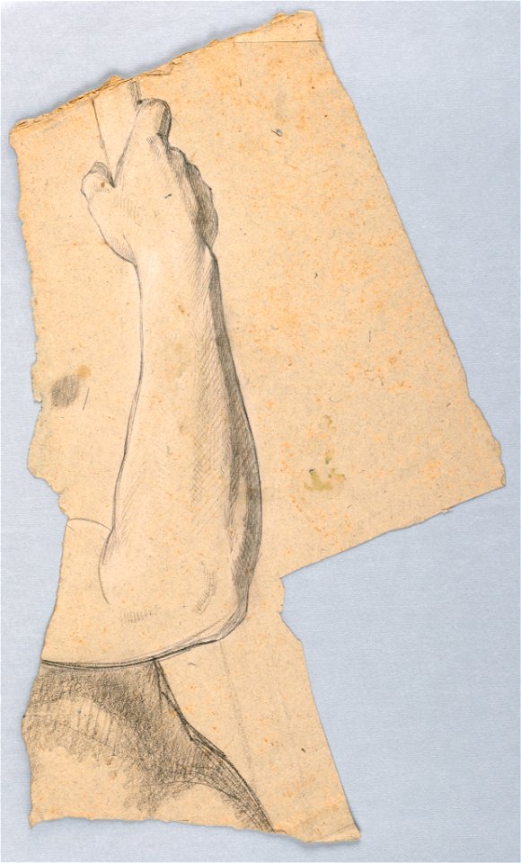 Drawing, Study for Tribute Money, 1852 (CH 18567077)