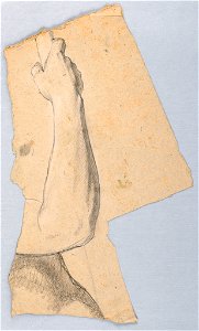 Drawing, Study for Tribute Money, 1852 (CH 18567077)