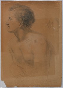 Drawing, Study for Tribute Money, July 1852 (CH 18566967)