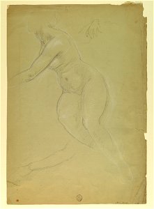 Drawing, Study for Justice and Pe, 1886 (CH 18566879)