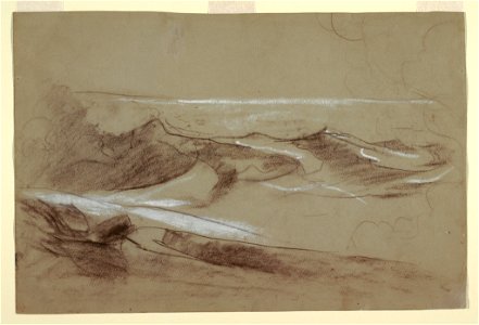 Drawing, Swells in the Ocean, ca. 1890 (CH 18174301). Free illustration for personal and commercial use.