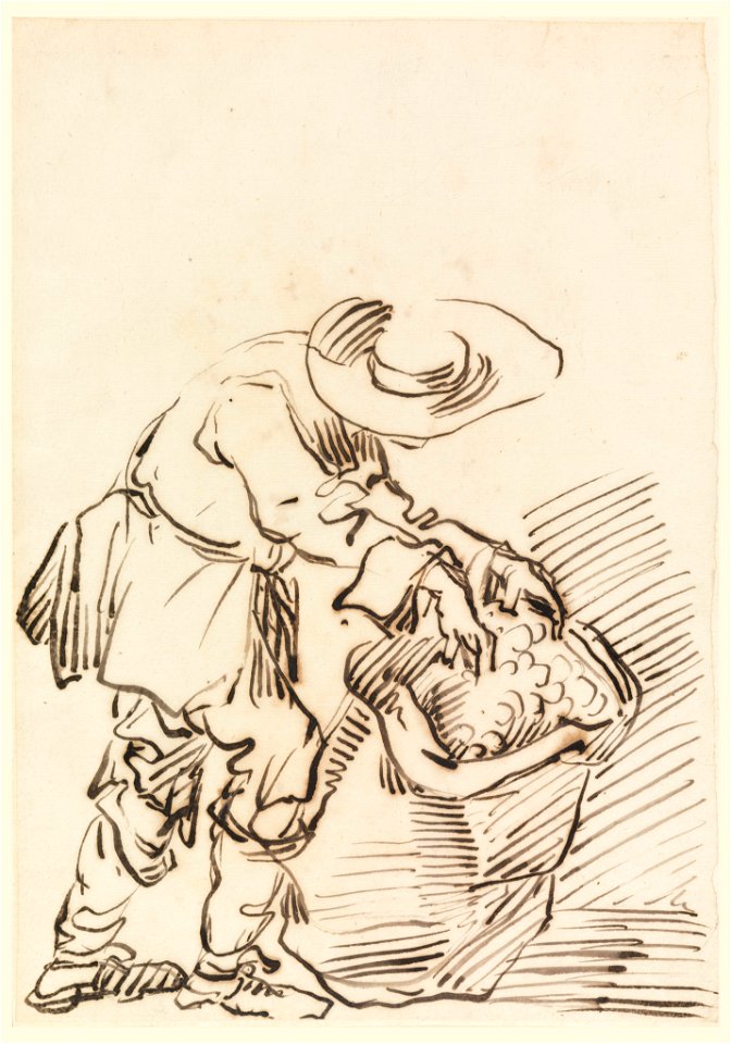 Drawing, Working Peasant, 1728–78 (CH 18126893)