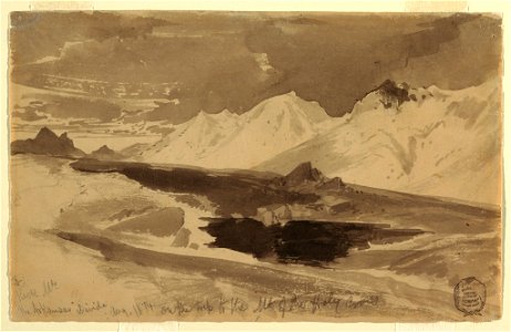 Drawing, The Arkansas Divide, August 1874 (CH 18189651)