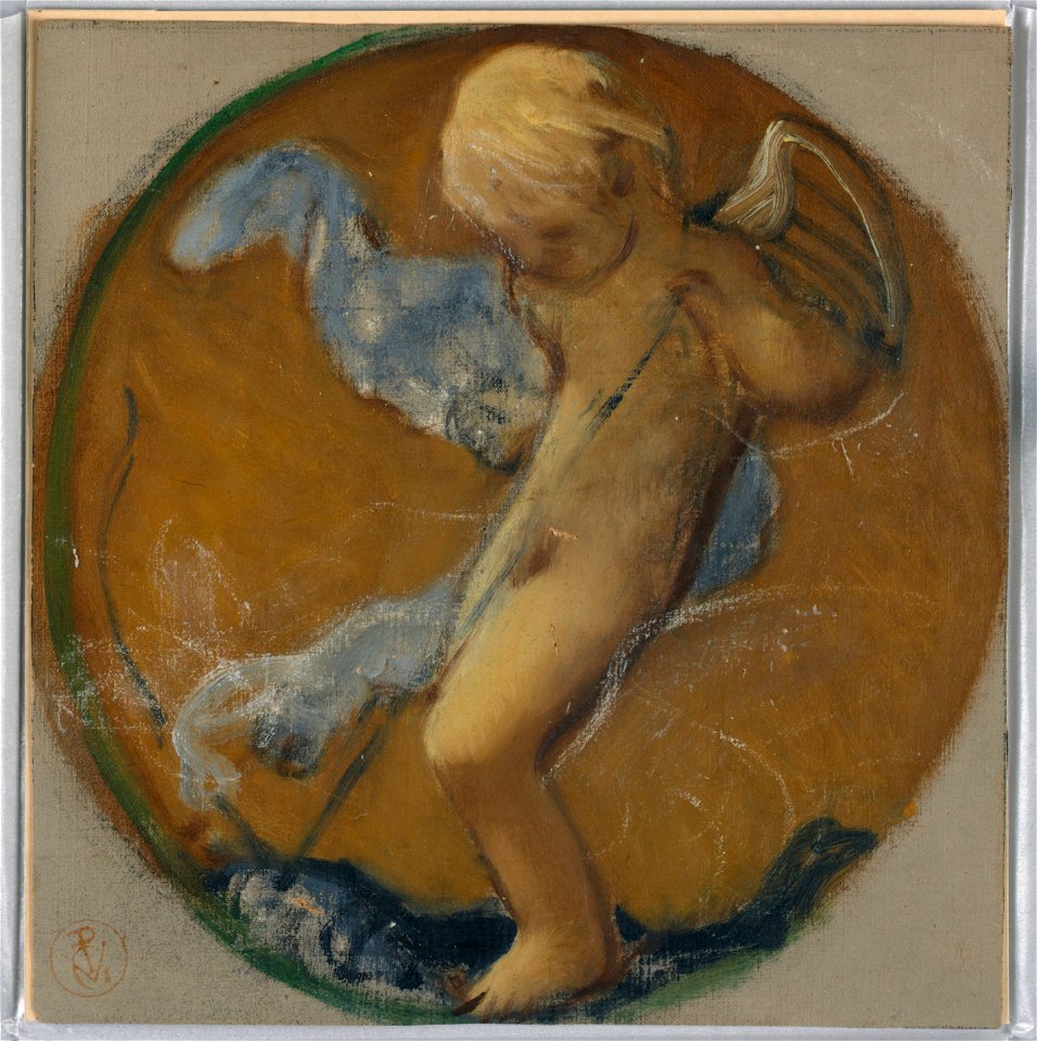Drawing, Study for Roundel with Putto, late 19th century (CH 18102559)