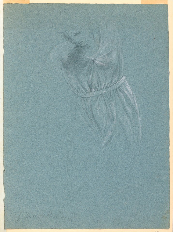 Drawing, Study for Mercy's Dream, 1857 (CH 18565751)