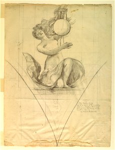 Drawing, The Electric Light- study for Manufactures Building; Chicago Exposition, 1891–92 (CH 18185751)