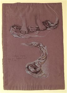 Drawing, Study of Drapery Fortune, ca. 1877 (CH 18404527)