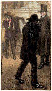 Drei zwielichtige Herren bei der Promenade