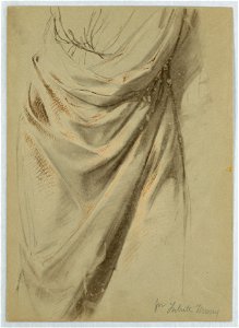Drawing, Study for Tribute Money, 1852 (CH 18567193)