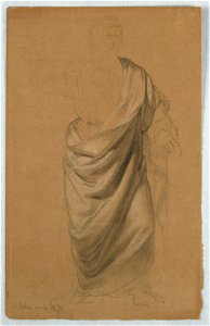 Drawing, Study for Tribute Money, July 1852 (CH 18567171)