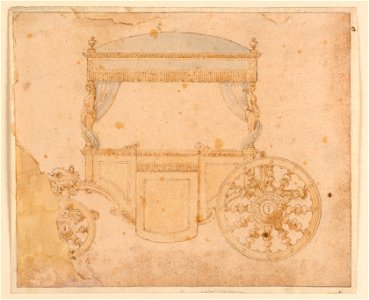 Drawing, Study for a Vis-à-vis, ca. 1750 (CH 18114285)