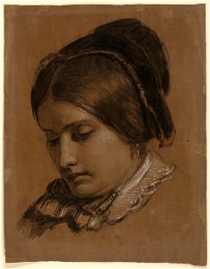 Drawing, The Artist's Wife Sophie, 1853 (CH 18565957)