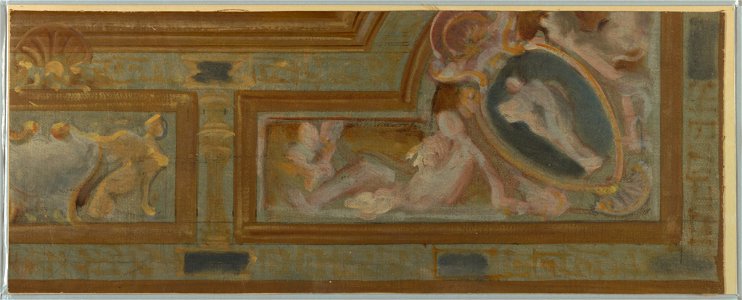 Drawing, Study for Section of Ceiling Ornament, late 19th century (CH 18102555)