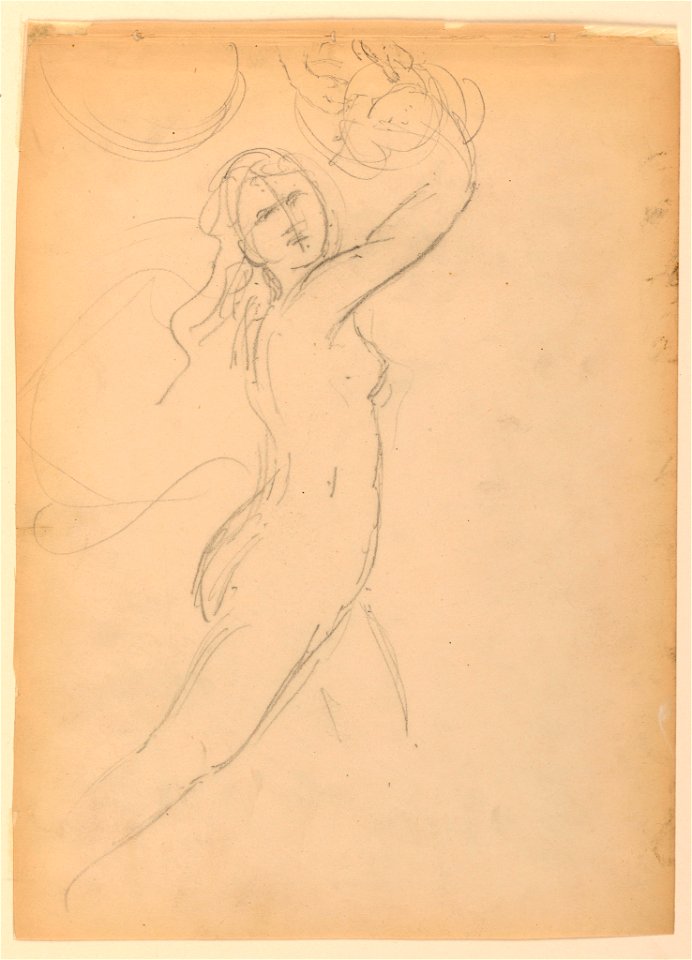Drawing, Study for The National Ac, 1887 (CH 18565813)