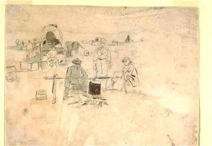Drawing, Two Studies of a Bugler, 1862–64 (CH 18173703)