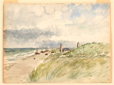Drawing, The Shore at Kativigh, Holland, August 21, 1887 (CH 18569959-2)