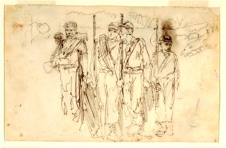 Drawing, The Walking Wounded, 1861–62 (CH 18173729)