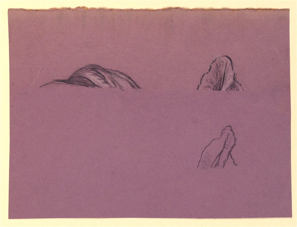 Drawing, Study of Drapery for Fortune (.), ca. 1890 (CH 18404525)