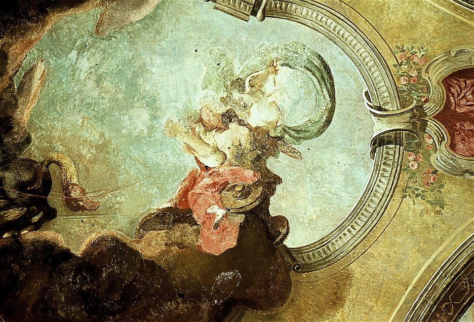 Dresden, Zwinger, Französischer Pavillon, Marmorsaal, Heinrich Christoph Fehling, Apollo auf dem Sonnenwagen, Figur 5