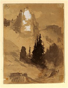 Drawing, Yellowstone, 1871 (CH 18189513)