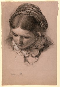 Drawing, The Artist's Wife Sophie, 1853 (CH 18566183)