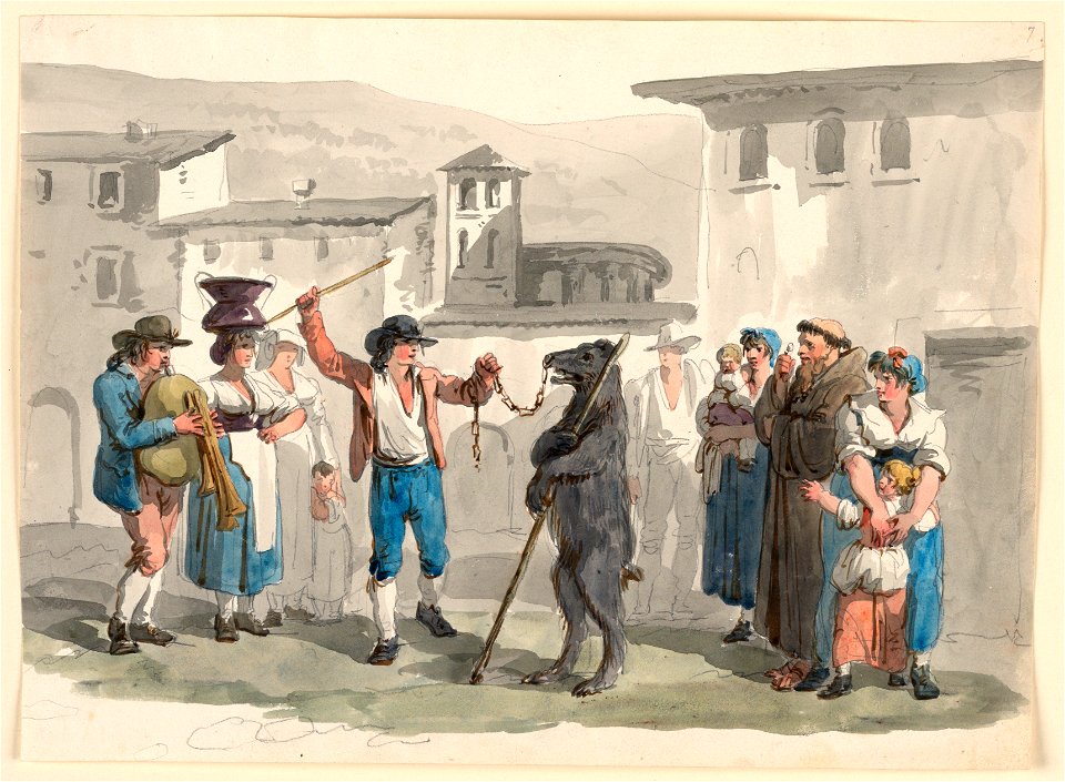 Drawing, The Dancing Bear, 1807–08 (CH 18329633)