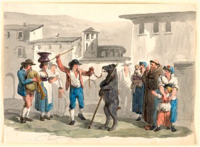 Drawing, The Dancing Bear, 1807–08 (CH 18329633)