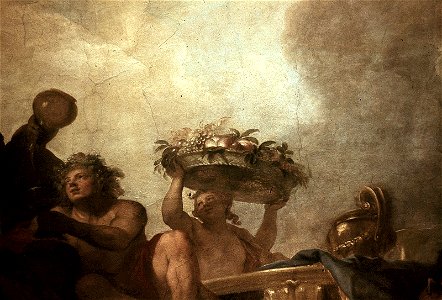 Dresden, Zwinger, Mathematisch-Physikalischer Salon, Louis de Silvestre, Andere Figuren 5, Bachanal