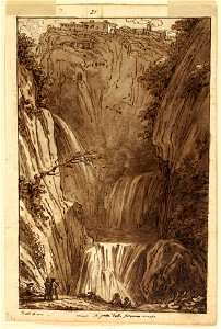 Drawing, The Siren's Grotto at Tivoli, ca. 1813 (CH 18113677)