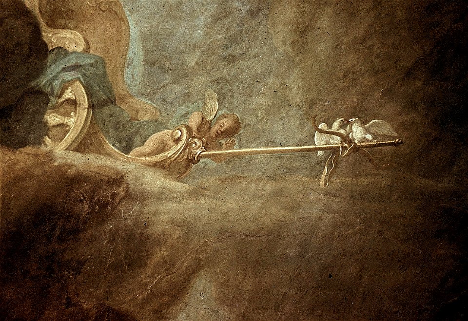 Dresden, Zwinger, Mathematisch-Physikalischer Salon, Louis de Silvestre, Die Toilette der Venus, Figur 7
