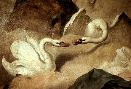 Dresden, Zwinger, Mathematisch-Physikalischer Salon, Louis de Silvestre, Psyche und Amor, Figur 5