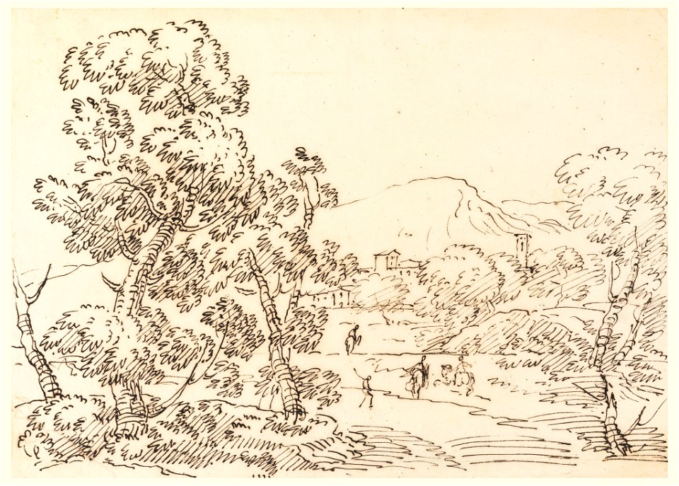 Drawing, Wooded Landscape, 1750–1770 (CH 18122937)