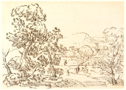 Drawing, Wooded Landscape, 1750–1770 (CH 18122937)