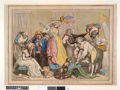 Dressing for a Masquerade (BM 1938,0613.8 1)