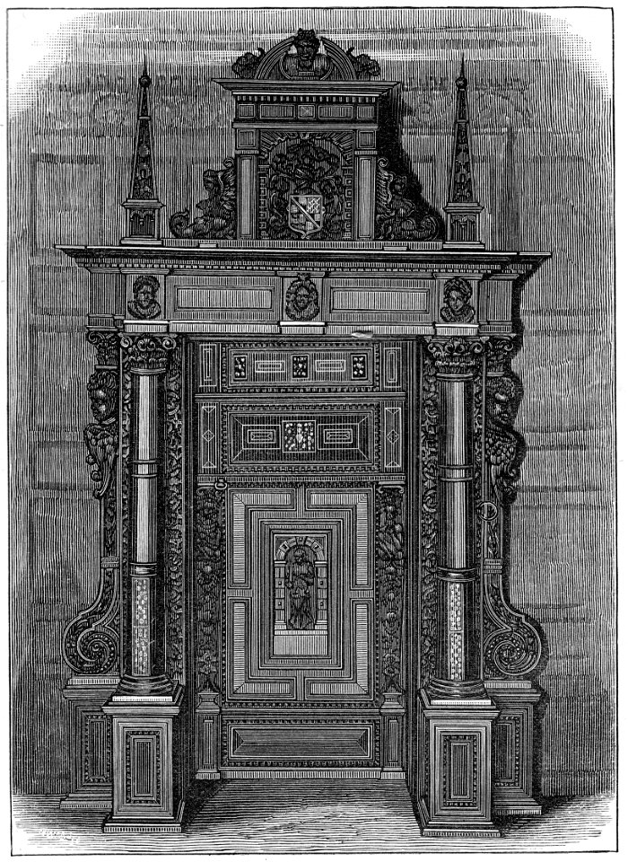 Drawing-room door of John Langton's House 1614, Bristol