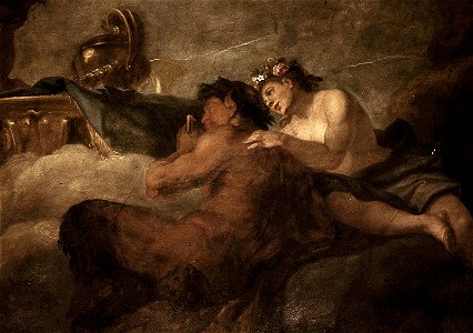 Dresden, Zwinger, Mathematisch-Physikalischer Salon, Louis de Silvestre, Andere Figuren 6, Bachanal