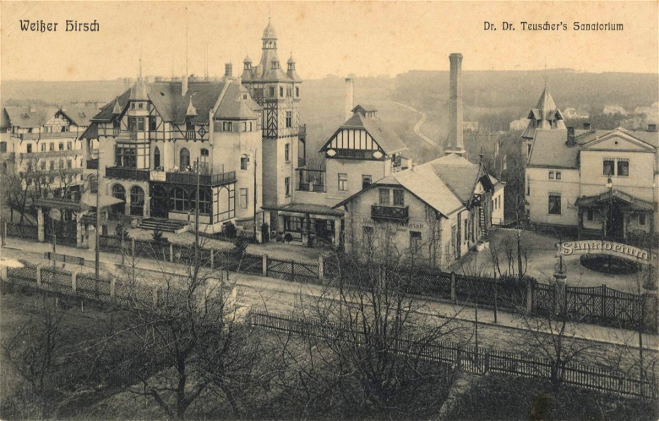 Dresden, Sachsen - Dr. Teuschers Sanatorium (Zeno Ansichtskarten)