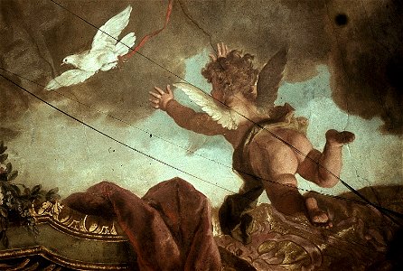 Dresden, Zwinger, Mathematisch-Physikalischer Salon, Louis de Silvestre, Psyche und Amor, Figur 2