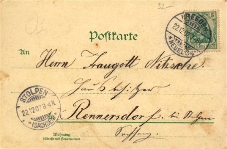 Dresden, Sachsen - König-Johann-Denkmal; Kgl. Schloss; Kath. Hofkirche (back) (Zeno Ansichtskarten)