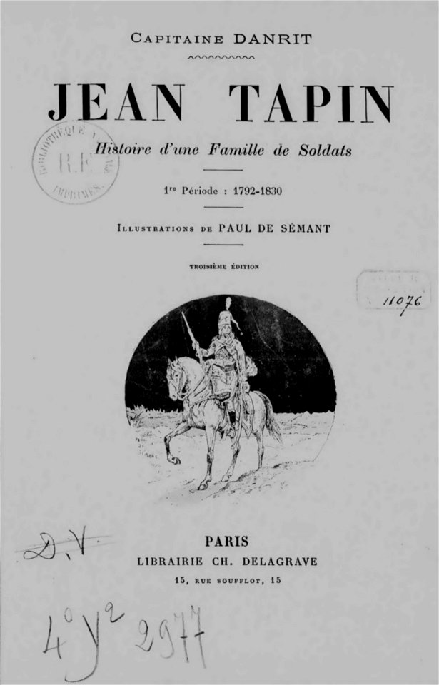 Driant, Histoire d’une famille de soldats 1, 1901 (page 3 crop)