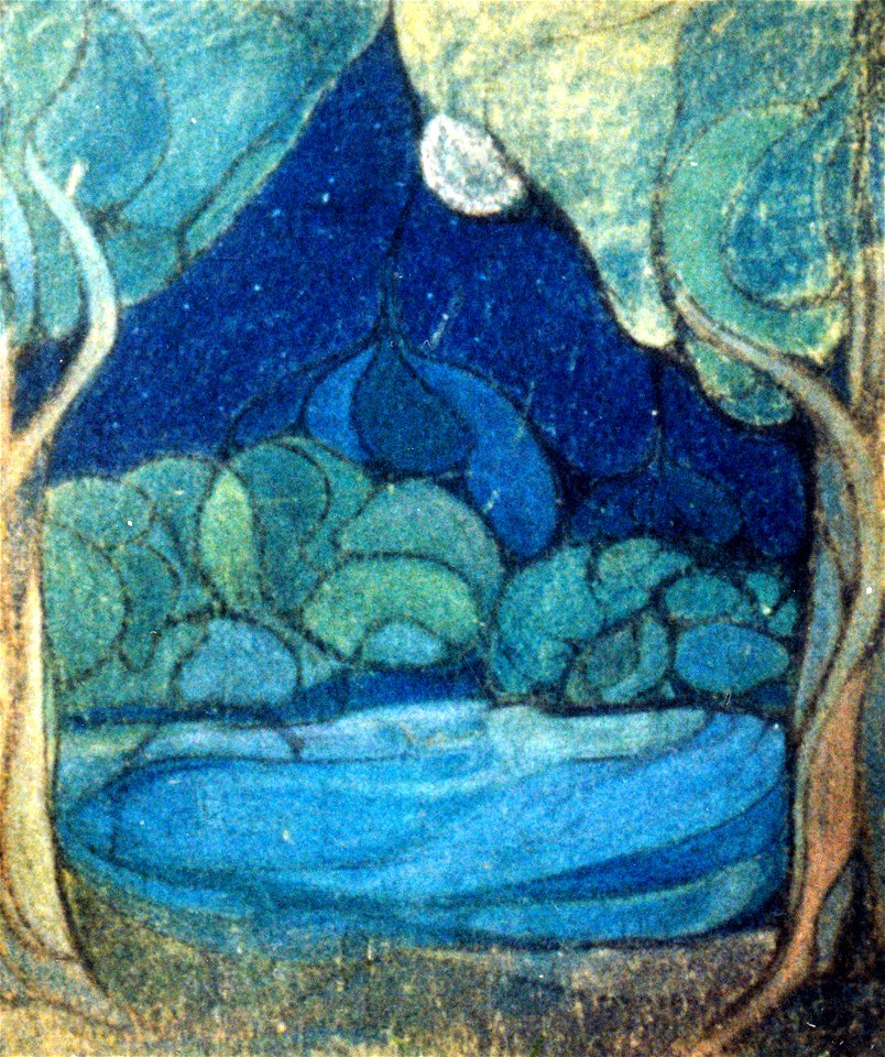 Droom, Waterverf 1922