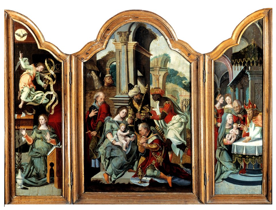 Drieluik met Aanbidding der koningen - Museum Catharijneconvent BMH s177