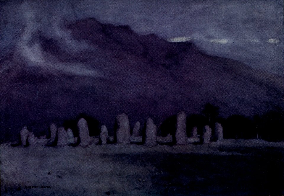 Druid Circle, Near Keswick - The English Lakes - A. Heaton Cooper