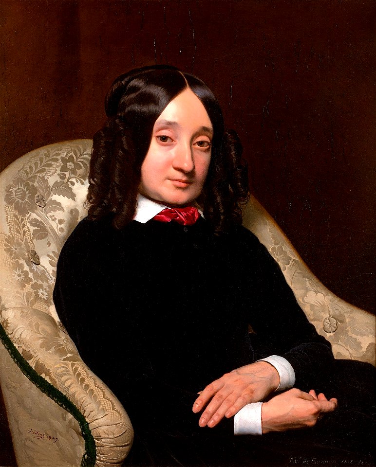 Michel Martin Drolling - Portrait de Alix de Tournon Simiane (1847)